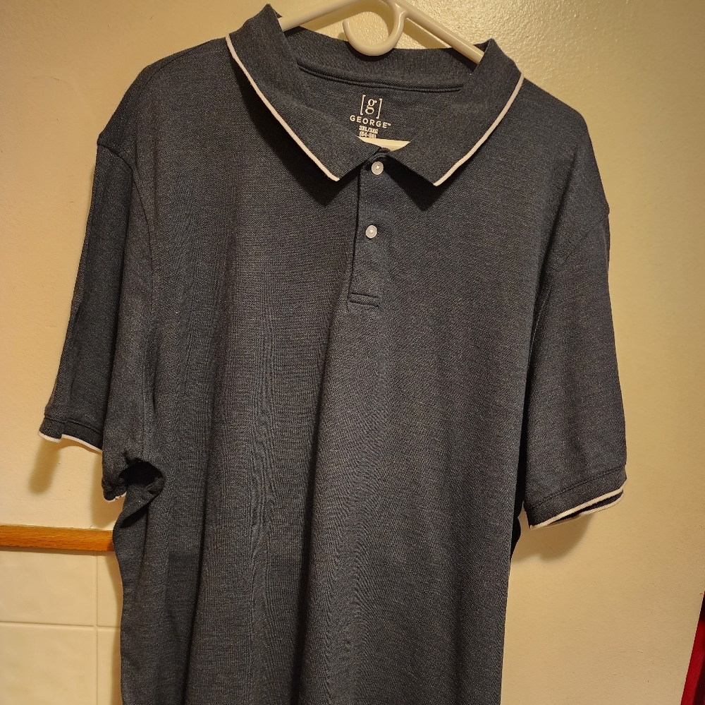 *Men's Heather Blue Top